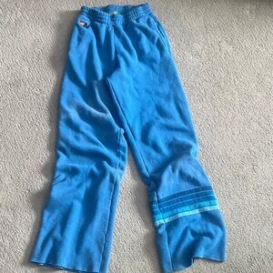 Aviator Nation Bright Blue Wide Leg Pants